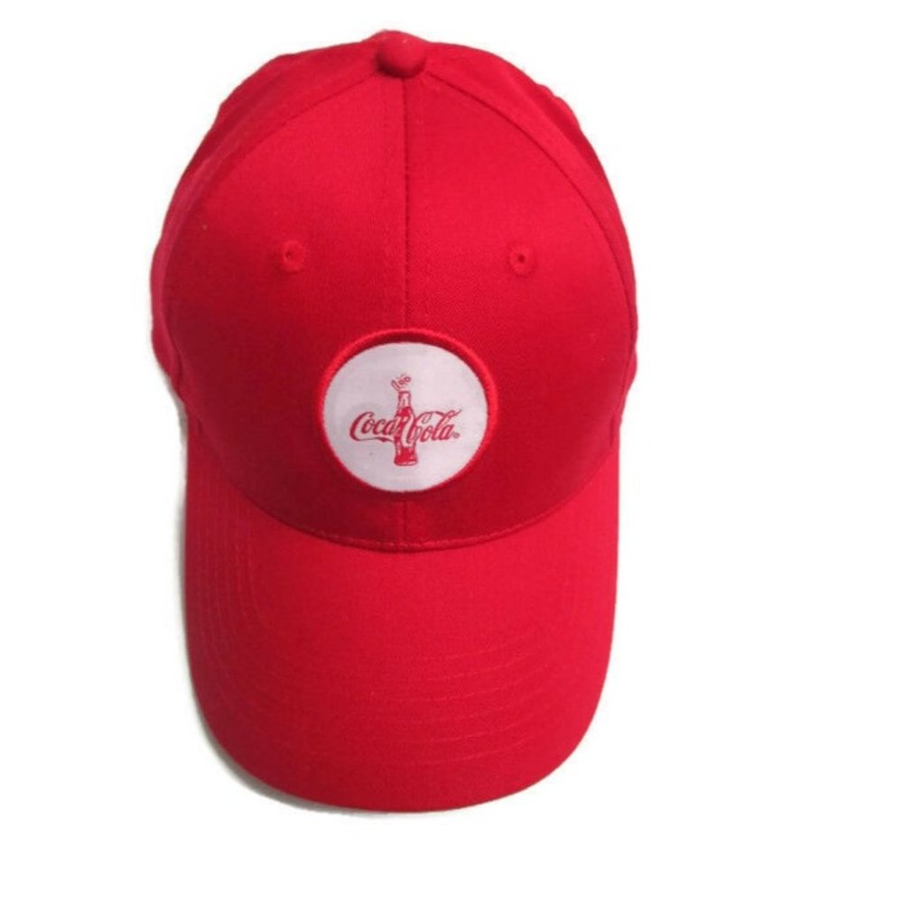 Coca-Cola 100th Anniversary Baseball Cap w/ Patch 100% Cotton Adjustable Back